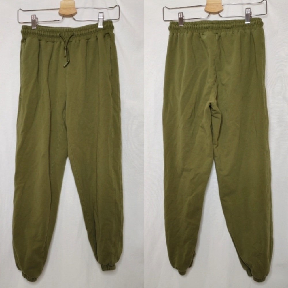 Richer Poorer Women's Recycled Fleece Classic‎ Sweatpant Joggers Olive Green S